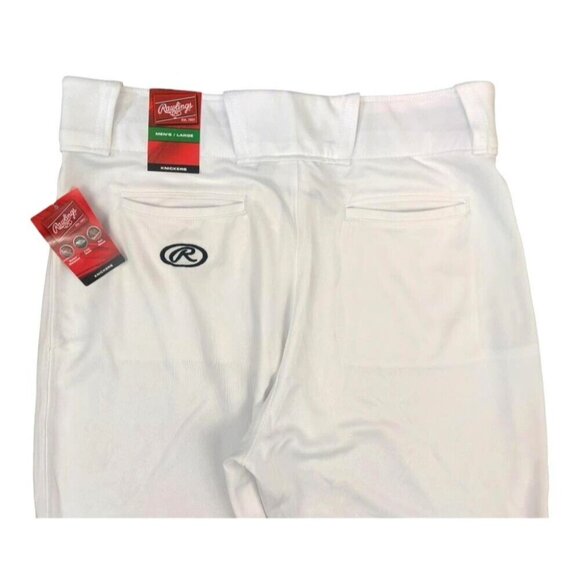 Rawlings Men's Knee High Baseball-pants Knickers White - Large - Picture 7 of 11